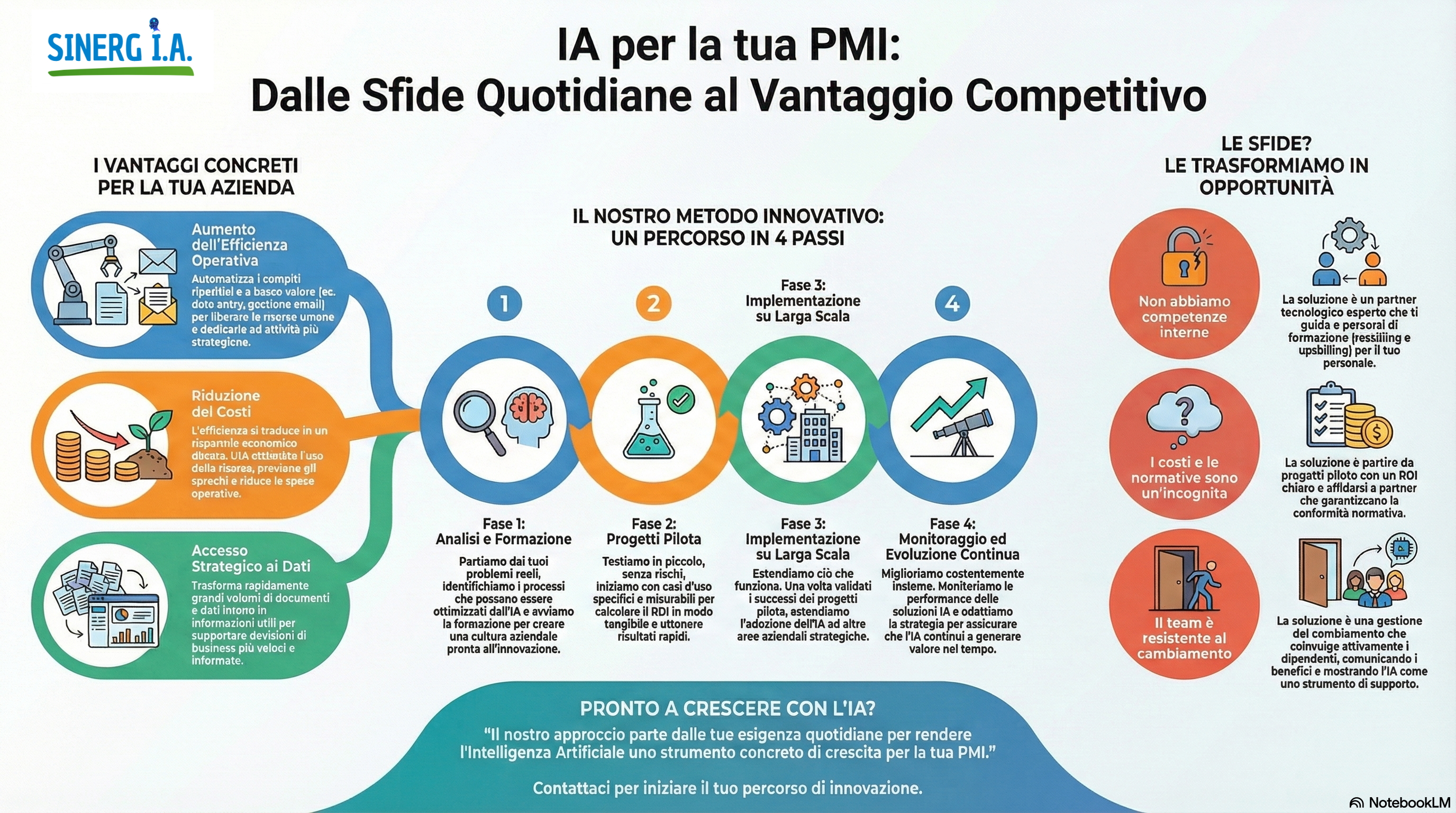 IA per la tua PMI - Il Nostro Metodo Innovativo in 4 Passi
